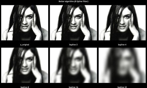 Windows Background Switcher Resize effect: B-spline filter