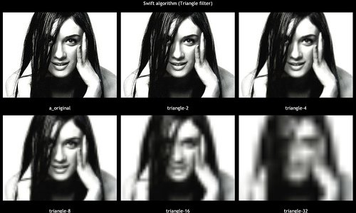 Windows Background Switcher Resize effect: Triangle filter