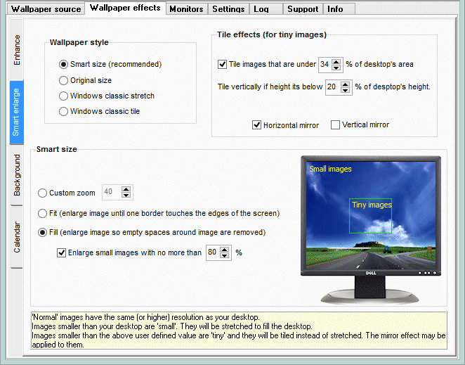 Smart Settings | Background Changer-Desktop Background Change-BioniX  Wallpaper Smart Settings tab